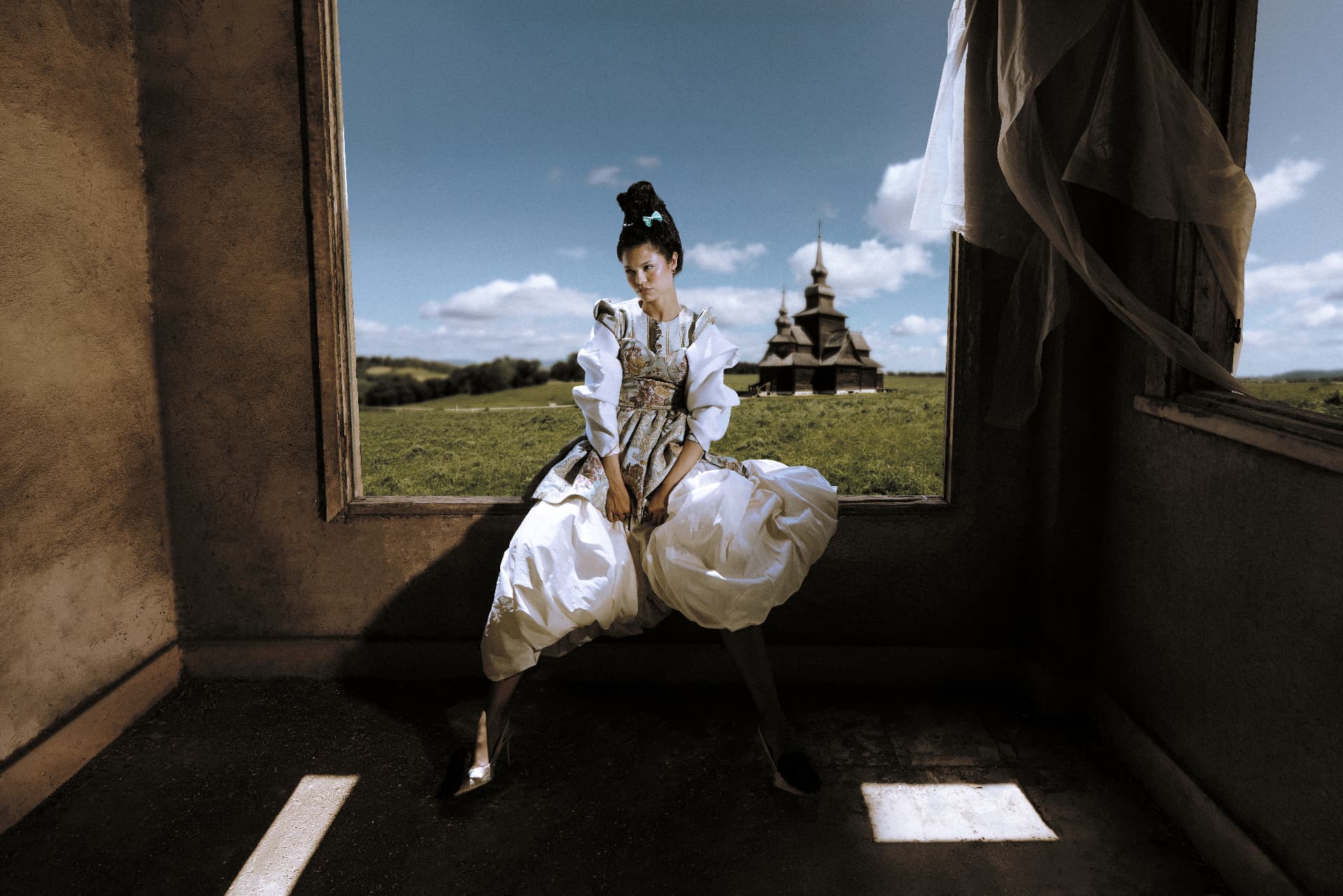 Architectural fashion editorial